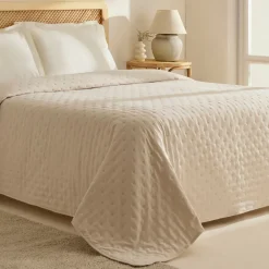 Karaca Breezy Bettüberwurf Beige 230x240 cm Beıge Best