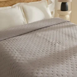Karaca Breezy Bettüberwurf 230x240 cm Grau Clearance