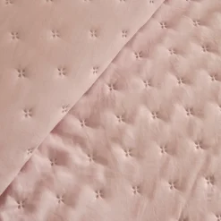 Karaca Breezy Bettüberwurf Puderrosa 230x240 Cm Puder Rosa Online