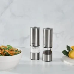 Karaca Homend Grindgo 6003 2-teiliges Wiederaufladbares Gewürzmühlen-Set, Inox Sale