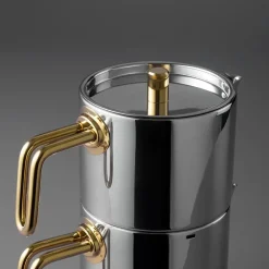 Karaca Jumbo Metalix Titanium Gold Teekannenset Discount
