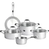 Karaca Jumbo Stella Edelstahl 8-teiliges Topfset New