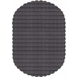 Karaca Kaşmir Halı 7/24 Cosy Premium Bubble Anthrazit Oval 80x150 cm Anthracıt01 Clearance