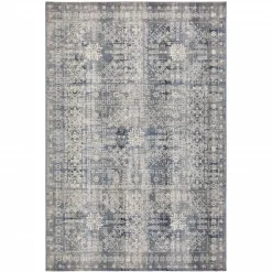 Karaca Kaşmir Halı 7/24 Alaca Patchwork Teppich Blau 160 x 230 Blau01 Outlet