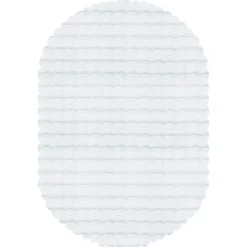 Karaca Kaşmir Halı 7/24 Cosy Premium Bubble Weiß Oval 80x150 cm Weıß01 Hot