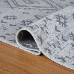 Karaca Kaşmir Halı 7/24 Teppich Jut Hatka 120x180 cm Grau Weıß Online