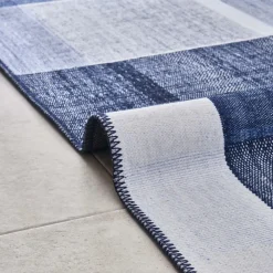 Karaca Kaşmir Halı Dekoratif Art Trend Deep Blue Teppich 80 x 150 Multıfarben Discount