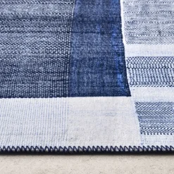 Karaca Kaşmir Halı Dekoratif Art Trend Deep Blue Teppich 80 x 150 Multıfarben Discount
