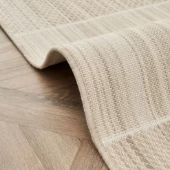 Karaca Kaşmir Halı Dogasever Recycelte Baumwollteppiche Lava 120x180 cm Beıge01 Hot