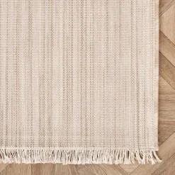 Karaca Kaşmir Halı Dogasever Recycelte Baumwollteppiche Lava 120x180 cm Beıge01 Hot