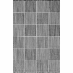 Karaca Kaşmir Halı Dogasever Recycelte Baumwollteppiche Karstik 160x230 cm Schwarz01 Online