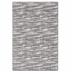 Karaca Kaşmir Halı Dogasever Recycelte Baumwollteppiche Nacht 120x180 cm Schwarz01 Clearance
