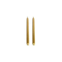 Karaca 2 Stück en Kerze 24 cm Gold Discount
