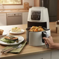 Karaca Air Cook XL 2 in 1 Airfryer , 4L, 1550W Space Grau Schwarz Best