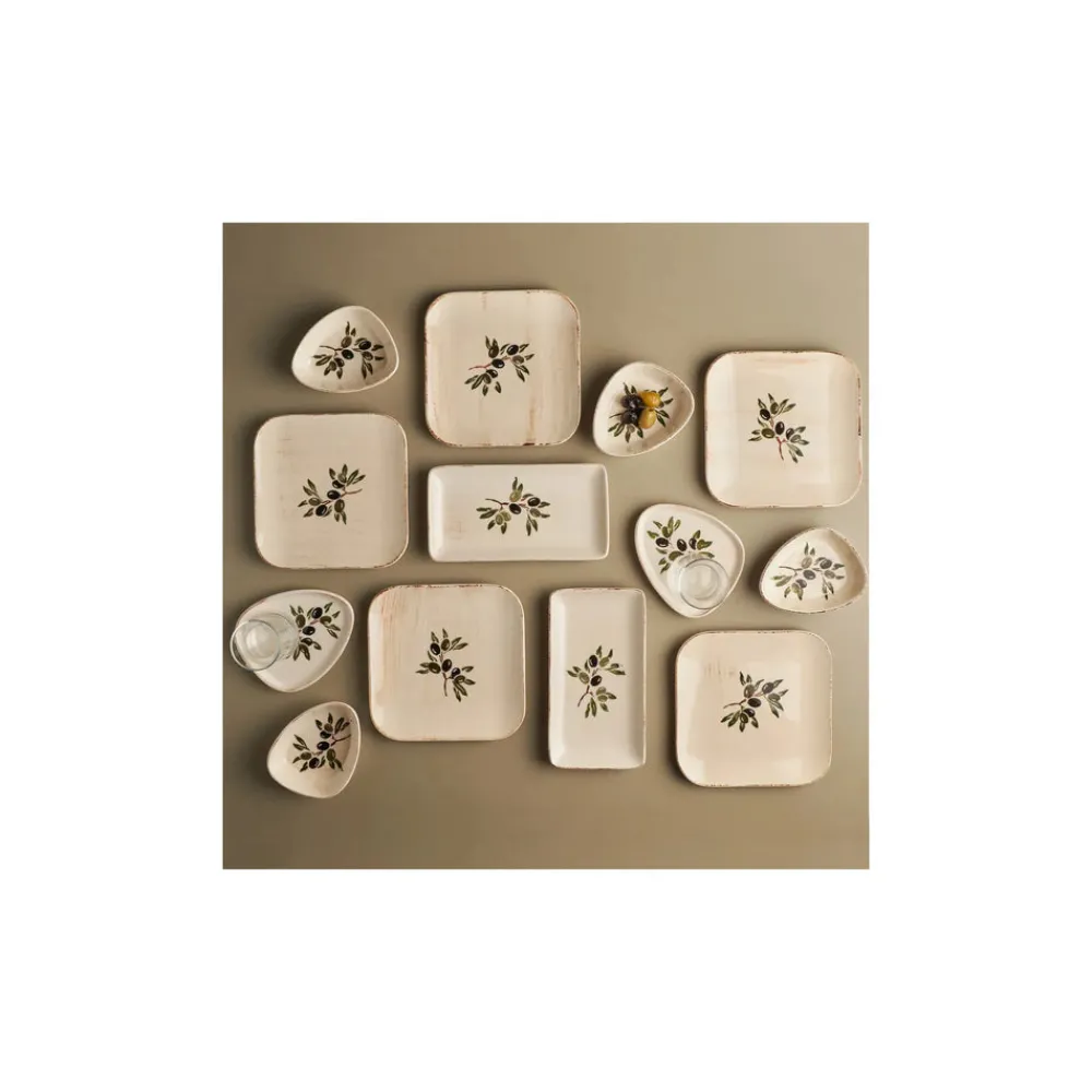 Karaca Alyvia Frühstücksset und Servierschalen 24- teilig für 6 Personen Multıfarben New