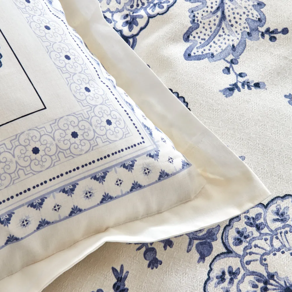 Karaca Amar Blau 100% Baumwolle Doppeltes Bettbezugs-Set Blue Hot