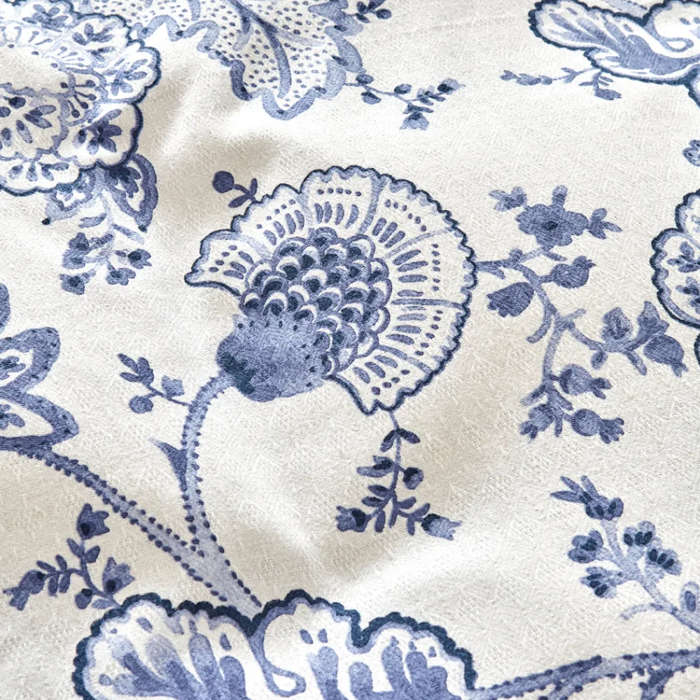 Karaca Amar Blau 100% Baumwolle Doppeltes Bettbezugs-Set Blue Hot