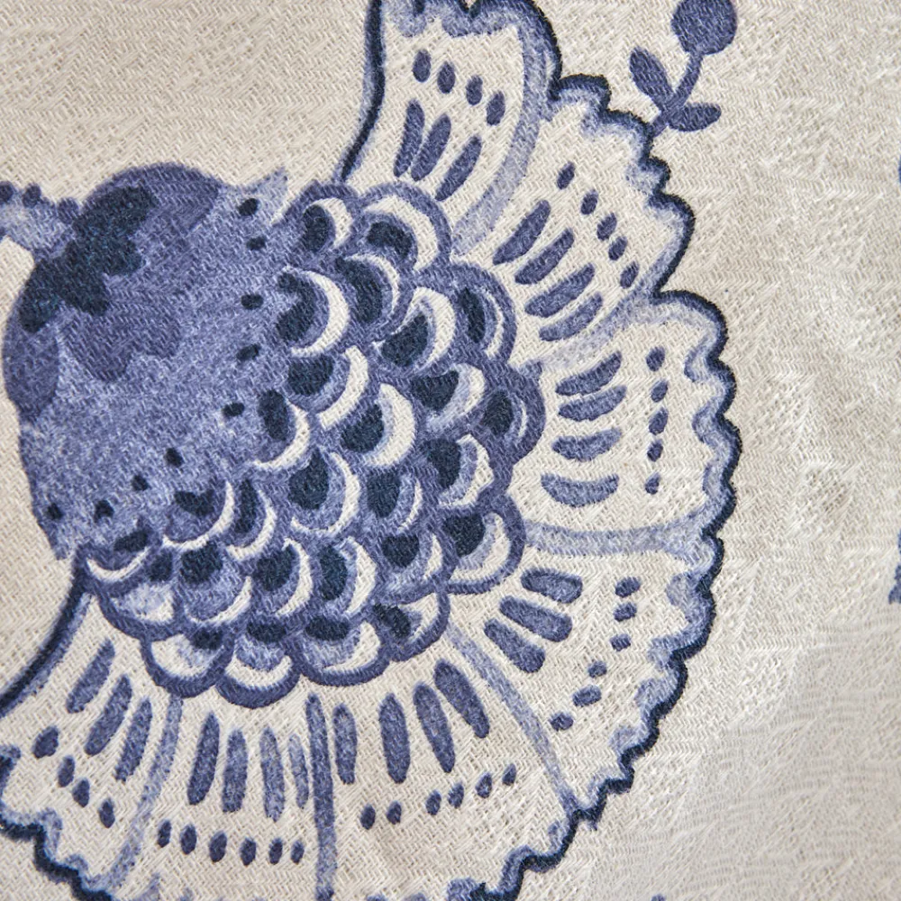 Karaca Amar Blau 100% Baumwolle Doppeltes Bettbezugs-Set Blue Hot