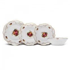 Karaca Antique Porcelain 24 Stück 6 Sitzer Dinner Set Multıfarben Discount