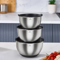 Karaca Blendbox 3-teiliges Mixset, Inox