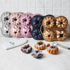 Karaca Cake Pro 4-teilige guss-Kuchenform Gold Outlet