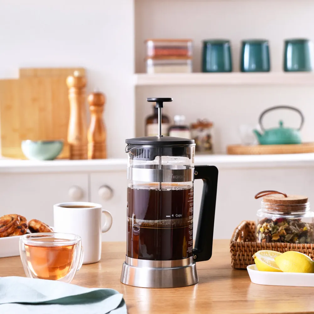 Karaca Cavira Borosilikat Glas French Press, 1000 Ml
