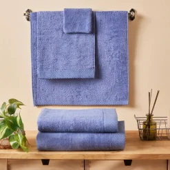 Karaca Chandler Modal Badetuch, Blau, 100x150cm Blau01 Sale