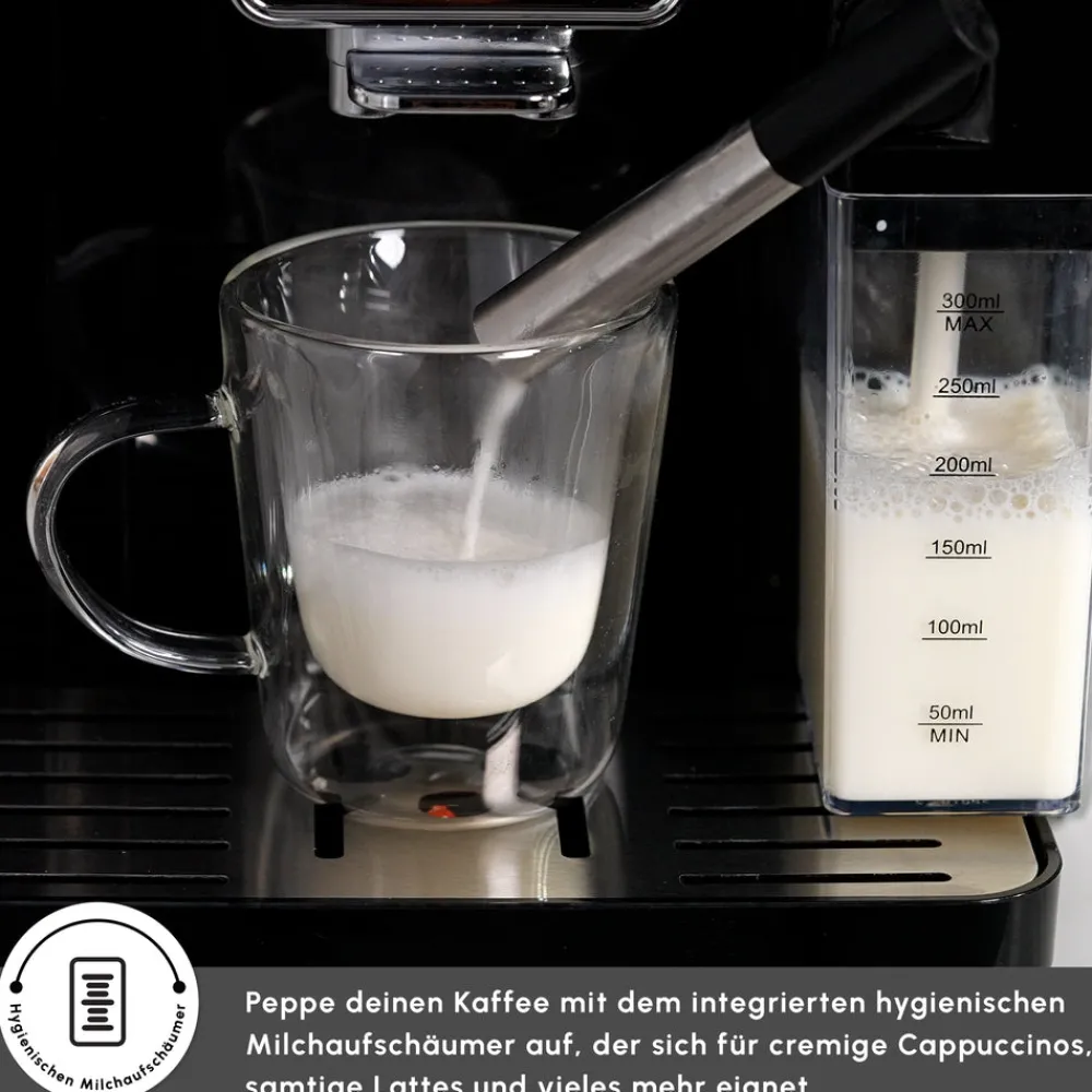 Karaca Coffeemaestro Vollautomatische Espressomaschine Schwarz New