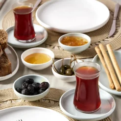 Karaca Cordelia Mint Porzellan 26 Stück Frühstück/Service Set 6 Personen Mınze Discount