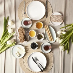 Karaca Cordelia Mint Porzellan 26 Stück Frühstück/Service Set 6 Personen Mınze Discount