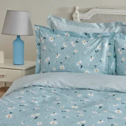 Karaca Daisy 100% Baumwolle Doppel Bettbezug Set, Mint Outlet