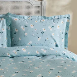 Karaca Daisy 100% Baumwolle Einzelbett Piké-Set, Mint Sale