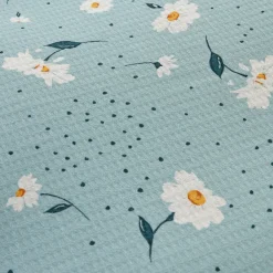 Karaca Daisy 100% Baumwolle Einzelbett Piké-Set, Mint Sale