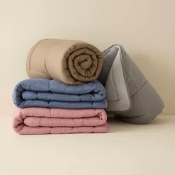 Karaca Double Face Decke Beige-Mocha 155x220 Beıge01 Online