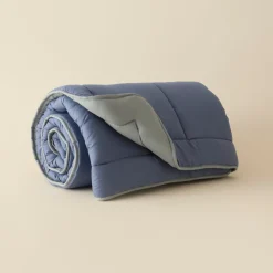 Karaca Double Face Decke Blau-Mint 155x220 Blau01 Clearance
