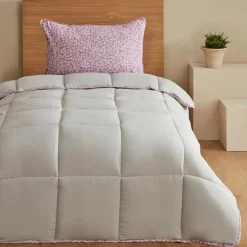 Karaca Elie Einzelbett-Steppdeckenset, Grün, 155x220, 50x70 cm Grün01 Discount