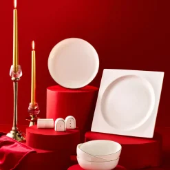 Karaca Fine Pearl Extra Nish 62-Teiliges 12-Personen Geschirrset Platin Platın Sale
