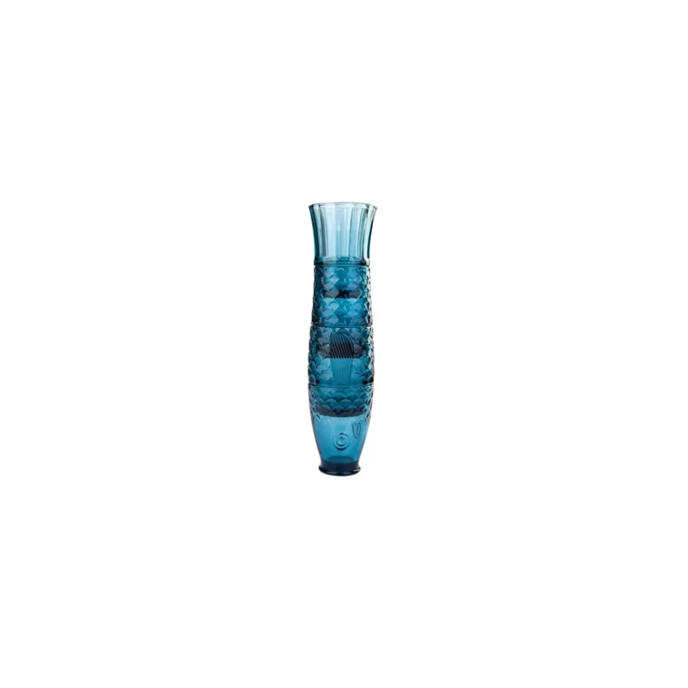 Karaca Fish Softdrinkglas 4-teilig, Blau Blau01 New