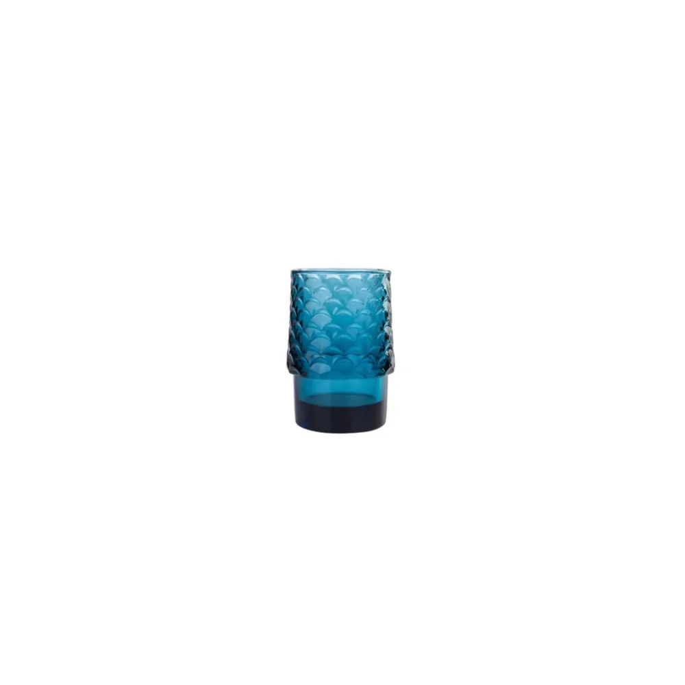 Karaca Fish Softdrinkglas 4-teilig, Blau Blau01 New