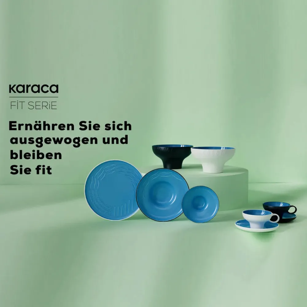 Karaca Fit Weiß Breite Schale Weıß01