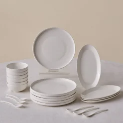 Karaca Forever Bone Fika 22-Teiliges 6-Personen Frühstücksset Beyaz New