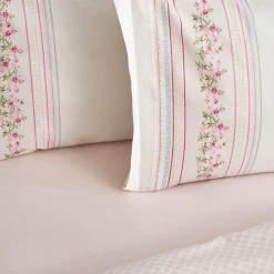 Karaca Glen Einzelbett Bettwäsche Set, 100% Baumwolle, Rosa Pınk Online