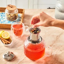 Karaca Glissia Glas Teekanne, Farblos Sale