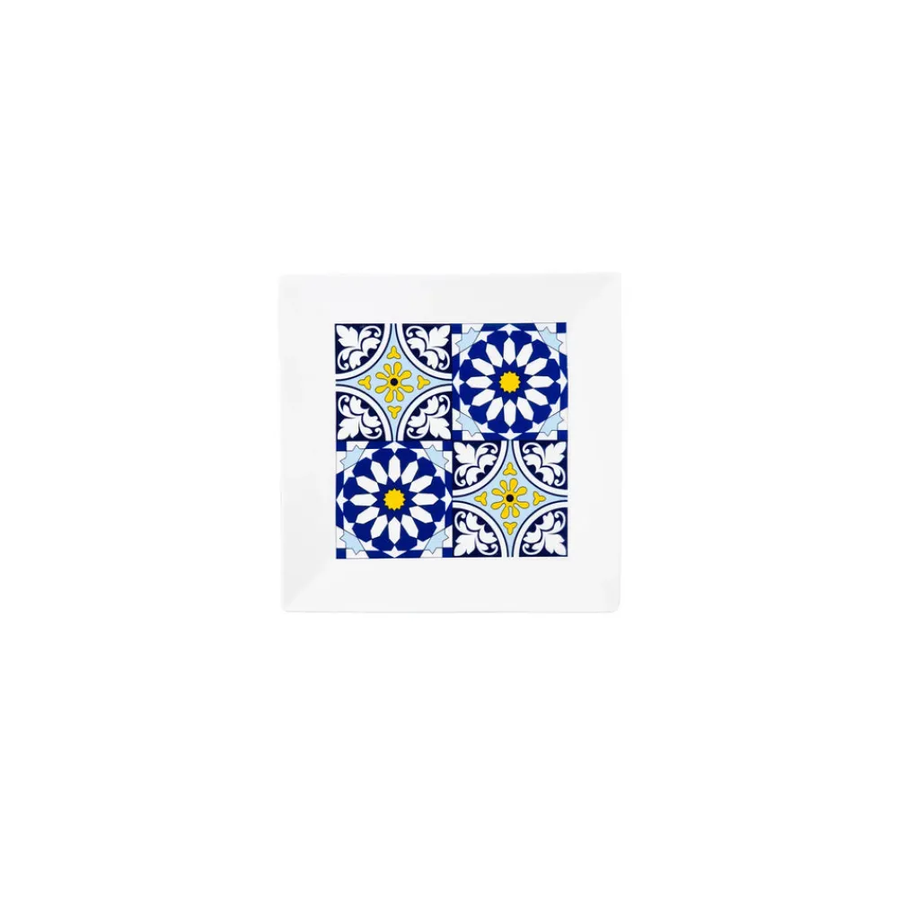Karaca Gwen Blue 24-teiliges Frühstückssets und Servierschalen für 6 Personen Blau01 New