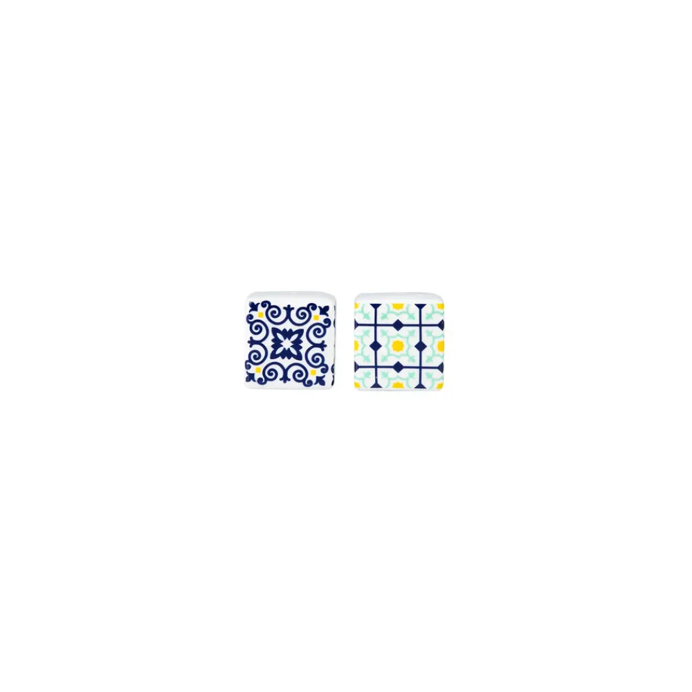 Karaca Gwen Blue 24-teiliges Frühstückssets und Servierschalen für 6 Personen Blau01 New