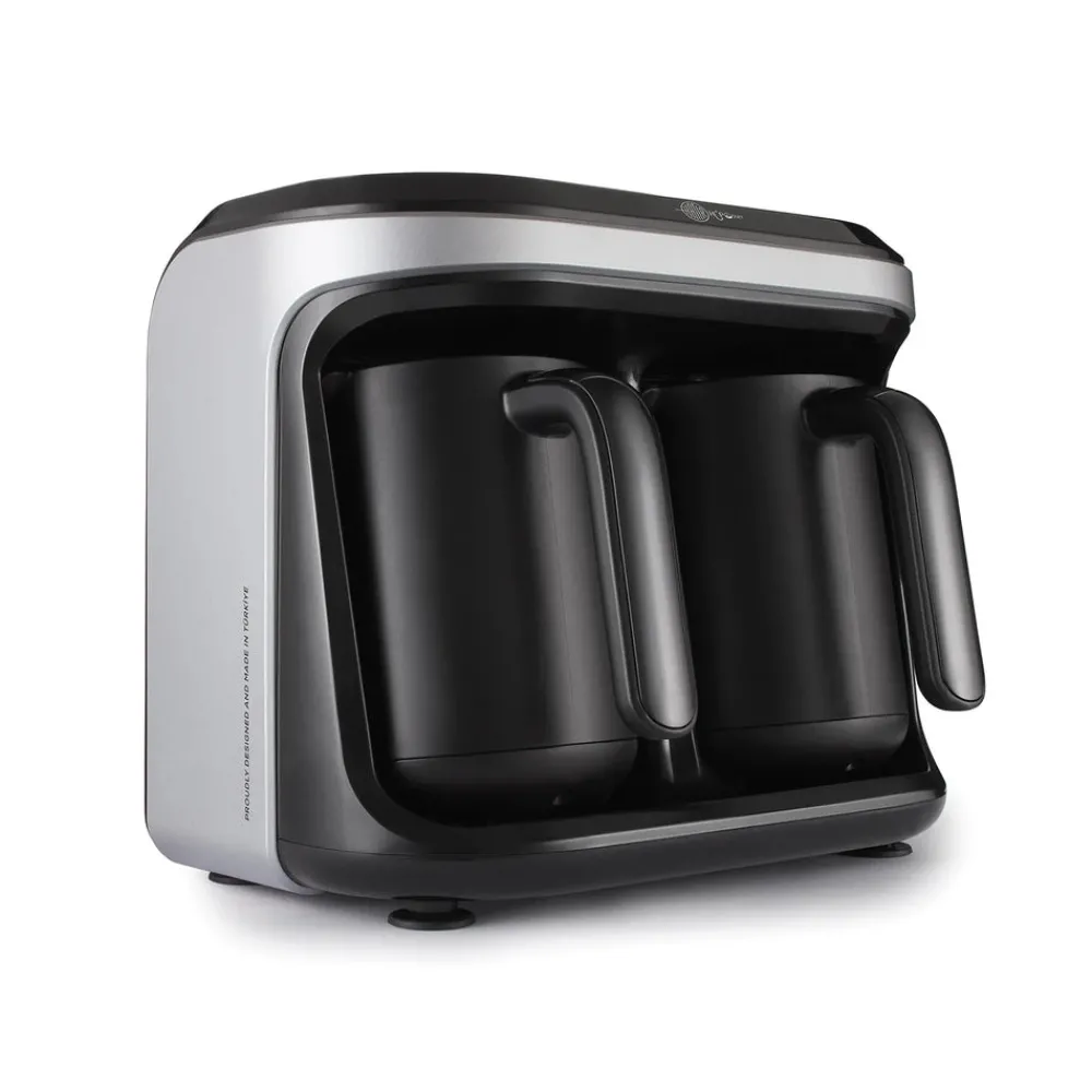 Karaca Hatir Hüps Duet Türkische Kaffeemaschine, Grau, 1400W Sılber Discount
