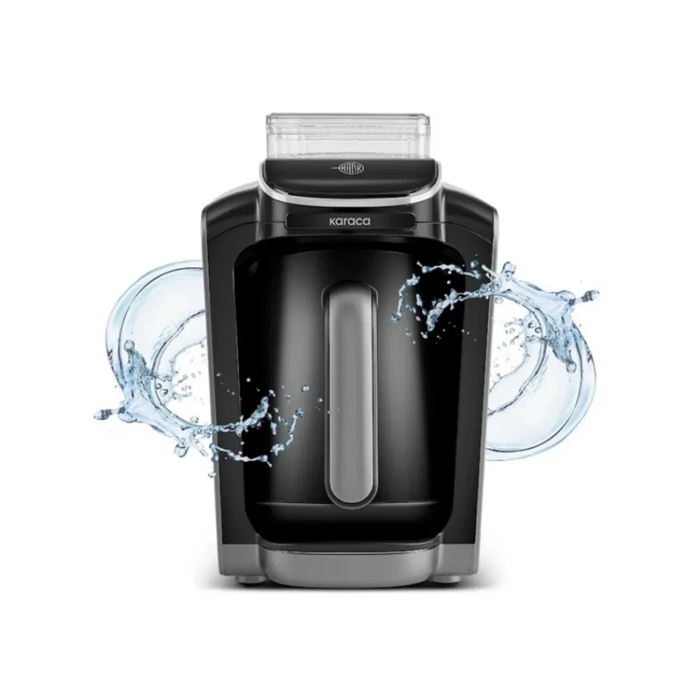 Karaca Hatır Aqua Wassertank Automatische Türkische Kaffeemaschine Galaxy Grey New