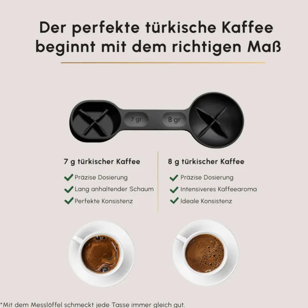 Karaca Hatır Hups Duet Türkische Kaffeemaschine ,1400W Rosegold Best