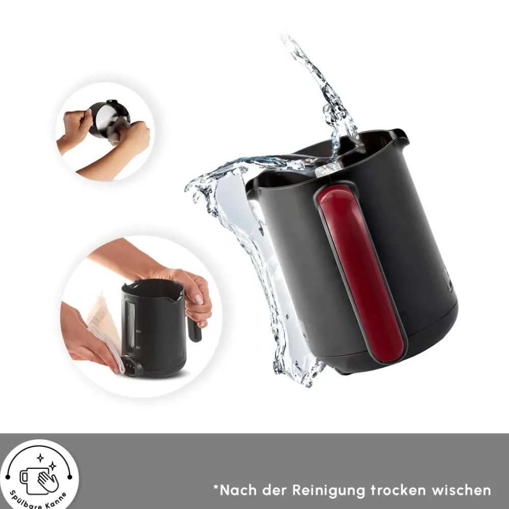 Karaca Hatır Kaffeemaschine mit Röstfunktion Rot, 535W Kırschrot Sale