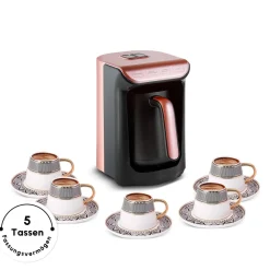 Karaca Hatır Koz Milky Türkische Kaffeemaschine Rose Rose Gold Discount